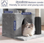Small Cat Tree with Large Cat Post with Lage Perch and Thick Post
