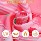 KOOLTAIL Spring Dog Hoodie Pet Clothes Sweater with Hat and Pocket for Medium Large Size Dogs Outdoor Picnic Camping, Insect Protection Anti-Hair Loss, Soft Fleece Dog Hooded Sweatshirt,Pink Flower XL