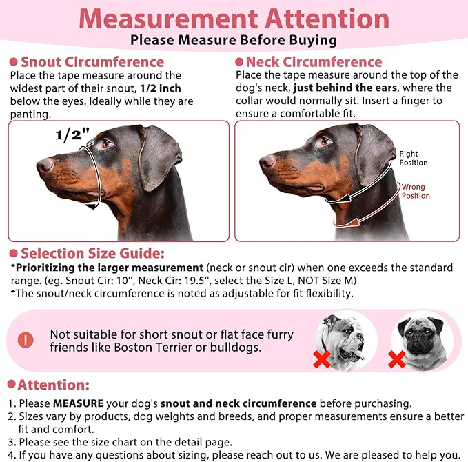 BARKLESS Soft Dog Head Collar, Patented Padded No Pull Head Halter, Training Nose Leash with Safety Link for Medium Large Dogs, Adjustable Muzzle Leash, Easy Control for Walking(Pink, XL)