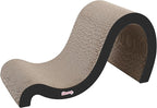 CSR1013A Kona 27" Modern Cardboard Double-Sided Wave Cat Scratcher with Catnip, Ink
