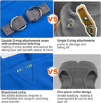 BEAUTYZOO Dog Fleece Vest Sweater Winter Jacket for Small and Medium Dogs with D-Ring Leash Cold Weather Coat Hoodie for XS S M Dogs Boy or Girls