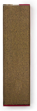 Petlinks Scratchers Choice Flat Corrugated Carboard Scratch Pad for Cats & Kittens, Catnip Infused & Reversible, Promotes Healthy Nail Growth - Brown, Single Wide