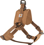 Carhartt Nylon Duck Comfortable Training Dog Harness, Fully Adjustable No Choke Rugged On-Leash Training Harness with Dual Attachment Points, Small