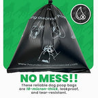 Bulk Case, 2000 Count Pet Waste Bags, Roll Format, Commercial-Grade Bags for Parks, HOAs & Residential Use, Dog Waste Station Bags, Compatible with Poop Station Dispensers