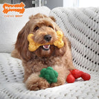 Nylabone Power Chew Toy Bundle, Cute Dog Toys for Aggressive Chewers, Filet Mignon, Cheese, and Bacon Flavors, Large Dogs - Up to 50 lbs, 3 Pack