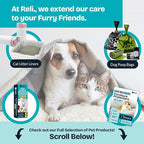 Reli. Cat Scratch Furniture Protector (8 Pack w/Pins) XL | Cat Couch Protector from Claws | Clear Plastic Anti Scratch Furniture Shield for Sofa