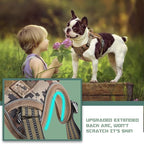 BUMBIN Tactical Dog Harness for Small Dogs No Pull, Famous TIK Tok No Pull Puppy Harness, Fit Smart Reflective Pet Walking Harness for Training, Adjustable Dog Vest Harness with Handle Desert Camo XS