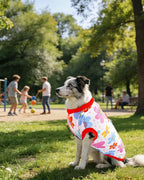 PET SHOW 4 Pack Summer Dog Shirts for Large Dogs Girl UPF 50+ UV Sun Protection Cooling Clothes Tank Top Floral Dog T-Shirts Pet Holiday Party Sleeveless Vest Pink(XXX-Large)