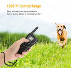 Bousnic Dog Training Collar 2 Dogs Upgraded 1000ft Remote Rechargeable Waterproof Electric Shock Collar with Beep Vibration Shock for Small Medium Large Dogs (15lbs - 120lbs)
