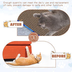 Tatuo 10 Pcs Cat Scratching Pads Large Cat Scratcher Cardboard 14.6 x 4.7 Inch Double Sided Scratch Board, Non-Toxic, Durable, Safe for Pets