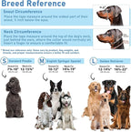 BARKLESS Dog Head Collar, Anti-Pulling Printed Head Halter with Leash, Gentle Snout Harness with Adjustable Clip for Small Medium, and Large Dogs Leash Training