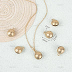 AUEAR, 16 Pack Vintage Brass Mini Jingle Bell DIY Craft 22mm Small Tibetan for Jewelry Making Charms Pendants Wind Chimes Home Door Decor