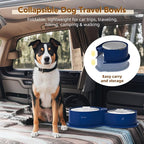 Newget Stainless Steel Dog Bowl Set with Lids, 304 Metal Dual Food & Water Bowls for Dogs & Cats, Large Capacity Pet Feeder with Cover Keeps Food Fresh, Anti-Skid Dog Dish for Small/Medium/Large Pets