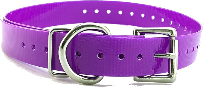 Replacement Strap for SportDOG Collars - 3/4" Wide Ultra-Durable Dog E-Collar Replacement for Training, Bark, Shock, Electric, and GPS Collars - 28" Adjustable Length SportDOG (Purple-FBA)