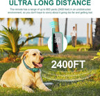 Touch-Screen Dog Shock Collar with Security Lock, 2600FT Dog Training Collar Features 3 Training Modes, Rechargeable & Waterproof, Suits Dogs of All Breeds and Sizes