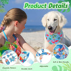 Reginary 120 Pcs Dog Bandanas for Summer Bulk Dog Bows Set Bow Ties Cat Scarf Colorful Washable Triangle Pet Kerchief Cute Bib for Summer Small Medium Large Pets Grooming Accessories Costume