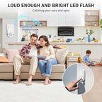 Wireless Doorbell Chime Kit, Door Bell with 1000ft Range 32 Chimes, Easy Installation, Adjustable 4 Volume, Battery Operated, Door Bell Ringer Wireless for Business/Store/Home/Office When Entering