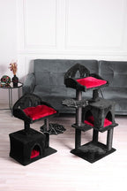 Gothic Cat Tree Duo: Majesty and Mystery Bundle