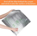Cat Scratching Mat, Trimmable DIY Self-Adhesive Anti Scratch Furniture Protector, Climbing Wall Carpet, Couch Protector, Scratcher Scratching Pad Post Replacement (Light Grey, 78.7"x15.8")