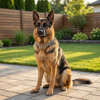Dog Chain Collars, Metal Choke Link Dog Collar Choker Training Heavy Duty Slip Martingale Puppy Collars for XS Small Medium Large Big XL Breed Dogs (Gold, XL(Neck Max 22inch) D4.0mm)
