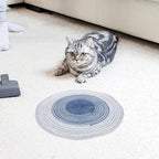 DOITOOL 2pcs Indoor Cat Scratching Pads Cotton Rope Kitten Claw Grinding Mat Reusable Scratch Board for Summer Use