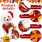 Frienda 6 Pack Valentines Day Dog Costume St. Patrick's Independence Day Christmas Halloween Thanksgiving Dress Bow Puppy Pack Girl Cat Birthday American Flag Dog(M (5-7lbs))