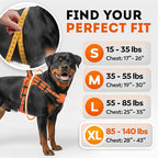 Dog Harness for XLarge Dogs Back D-Ring Control No Choking Pressure-Free Chest Design Comfortable Padded Adjustable Reflective Vest Harness for Daily Walks Training Easy Control Outdoor Use Secure Fit