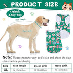 Saintrygo 10 Pcs Lovely Puppy Shirts Print Dog Clothes Breathable Summer Pet Cartoon Dog Shirt Clothes Sweatshirt for Puppy Cartoon Shirt Sweatshirt to Cat(X-Large)
