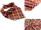 Elegant little tail Dog Bandanas - 1Pack Washable Fall Dog Scarf Girl or Boy Square Bib Kerchief Scarf Adjustable Pet Bandana for Small Medium Dogs