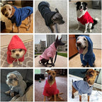 KOOLTAIL Dog Hoodie for Large Medium Small Dogs,Soft and Warm Pet Sweater with Leash Hole and Pocket Boy Girl,Puppy Fall Winter Jacket Clothes,French Pitbull Cold Weather Coat Sweatshirt,Red XL