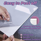 Anti-Cat Scratch Furniture Protector-12-Pack –Single-Sided, Heavy-Duty Self-Adhesive Tape, No-Residue for Couch, Doors & Walls - NO PINS