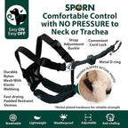 SPORN Non- Pull Mesh Harness, Black, Extra Large