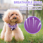 PUPTECK Dog Harness for Puppy and Small Sized Dogs, Step-in No Pull Soft Mesh Vest Harness for Cats Small Pets Walking, Purple, New XS