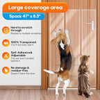 FTSTC 5-Pack Door Guard - 5 x 47'' x 8.3'' Cat & Dog Scratch Protector, Heavy Duty for Window Sill & Door Frame - Clear