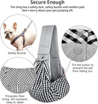 CUBY Dog and Cat Sling Carrier - Hands Free Reversible Pet Papoose Bag - Soft Pouch and Tote Design - Suitable for Puppy, Small Dogs Cats Outdoor