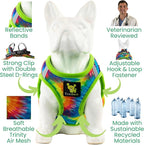 EcoBark Step in Dog Harness - Soft Mesh Dog Vest Harnesses - Reflective Adjustable No Pull and No Choke Halter - Comfort Padded Body Vest