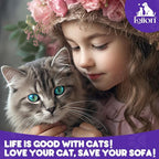 Cat Scratch Furniture Protector - Anti-Slip, Waterproof Sofa Cover to Keep Cats Off, Pet-Friendly Couch Protectors for 3 Cushion Couch, Beige Anti-Scratch Couch Cover for Pets and Kids 118"X91"Beige