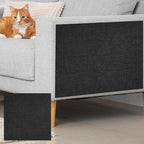 uxcell Self-Adhesive Cat Scratching Mat, 1 Roll 23.6" x 23.6" Couch Protector from Cat Claws for DIY Sofa, Wall, Doors, Cut Anti Cat Scratch Pad Carpet Mat, Black
