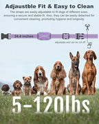 Jugbow Dog Training Collar - 4200FT Dog Shock Collar with Remote for Large Medium Small Dogs, Rechargeable Waterproof IPX8 E Collars with Beep (1-3) Vibration(1-3) Safe Static(0-99), Purple