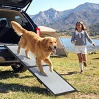 XLarge Dog Ramp for Car, SUV & Truck – Joint & Spine Relief, Anti-Slip Surface, Heavy-Duty, Stable, Up to 200 lbs