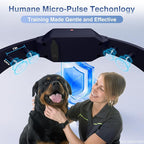 PATPET Dog Training Collar with Remote, 4200Ft E-Collar with LED Light, 3 Training Modes Beep, Vibration, Static, Rechargeable Electric Collar for Medium Large Dogs