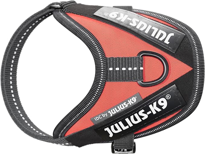 Julius-K9, 16IDC-R-B1, IDC Powerharness, Dog Harness, Size: Baby 1, Red