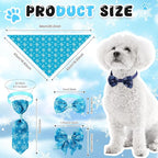 Reginary 120 Pcs Winter Dog Bandanas Bulk Dog Bows Set Bow Ties Cat Scarf Colorful Washable Triangle Pet Kerchief Cute Bib for Summer Small Medium Large Pets Grooming Accessories Costume