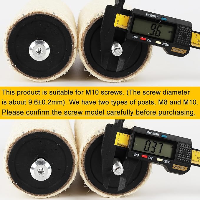 4 Pcs 2.9in 7.4cm Diameter Cat Tree Replacement Post Scratching Sisal Pole (M10, 17.7in/45cm)