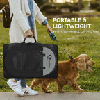 Dog Cat Playpen, Puppy Pet Playpen Indoor for Dog Crate Tent Cage Outdoor, Portable Pop Up Dogs Enclosure Kennel with Carrying Case for Dogs/Cats/Rabbits (Dark Grey, Medium)