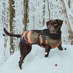 IECOii Warm Reflective Dog Jacket - Adjustable Fleece Turtleneck Dog Coat for Cold Weather - Sizes XS-XL