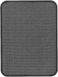 Cat Scratcher Mat Natural Sisal Cat Scratching Pads with Self-Adhesive Horizontal Floor Rug for Indoor Cats Grinding Claws Nails, Grey, 12" x 16"