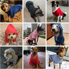 KOOLTAIL Dog Hoodie for Large Medium Small Dogs, Soft and Warm Pet Sweater with Leash Hole and Pocket Boy Girl, Puppy Fall Winter Jacket Clothes, French Pitbull Cold Weather Coat Sweatshirt, Red XXL