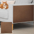 uxcell Self-Adhesive Cat Scratching Mat, 1 Roll 23.6" x 23.6" Couch Protector from Cat Claws for DIY Sofa, Wall, Doors, Cut Anti Cat Scratch Pad Carpet Mat, Brown