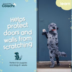 Coachi Puppy & Mini Toilet Training Bells - Suitable for Puppy or Newly Acquired Dogs, House Training, Stop Door Scratching, Easy to Use, Adjustable Height. Dog Accessory, Great for Clicker Training